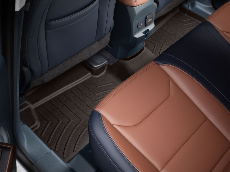 WeatherTech 22-25 Ford Maverick Hybrid Rear FloorLiner - Cocoa