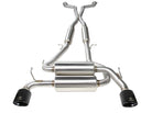 aFe Takeda 2-1/2 in 304 SS Cat-Back Exhaust System Infiniti G37 08-13/Q60 14-15 V6-3.7 w/ Black Tips