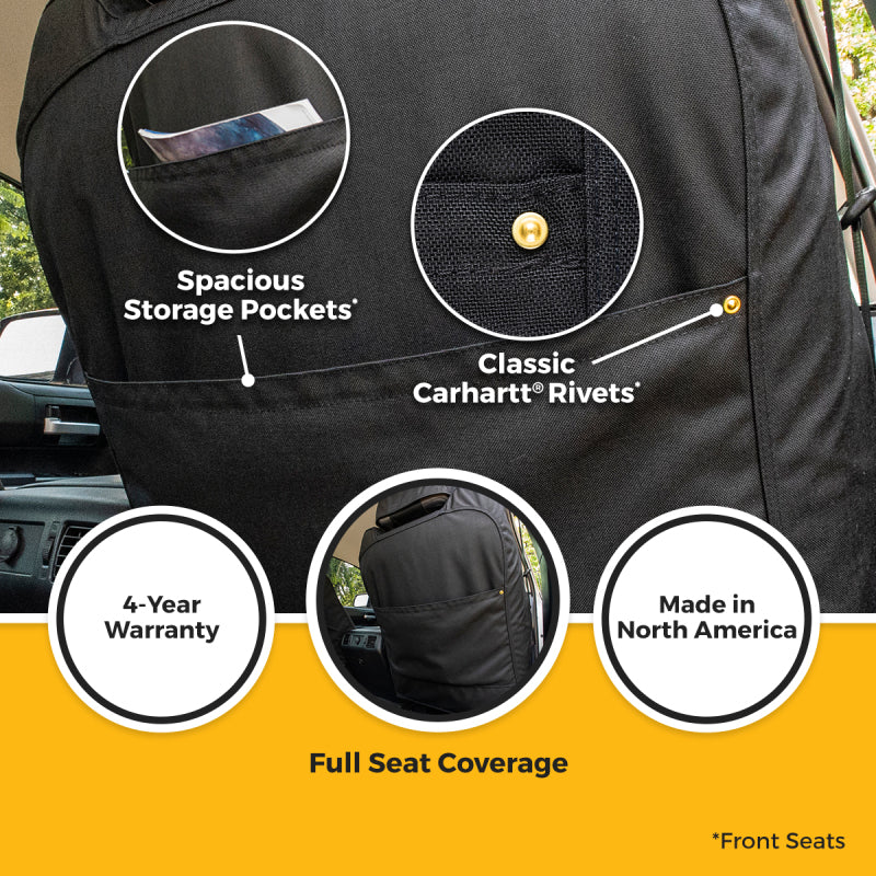 Covercraft 24-26 Jeep Wrangler Fr Buckets Carhartt Super Dux SeatSaver Custom Front Row Seat Cover