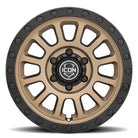 ICON Hulse 18x9 / 6x5.5 / 25mm / 6in BS Satin Bronze w/ Gloss Black Lip