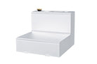 Dee Zee Universal Tanks - L-Shape White Steel (55 Gal)