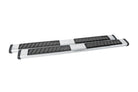 Dee Zee Universal Tubes - 6In Oval - Brite Tread Aluminum (CrewCab)