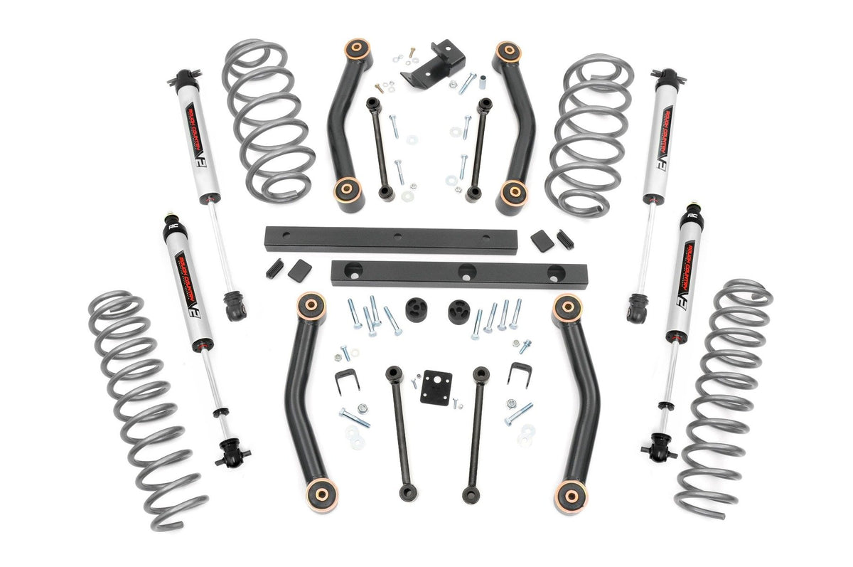 Rough Country  4 Inch Lift Kit | V2 | Jeep Wrangler TJ (03-06)/Wrangler Unlimited (04-06)