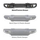 Baja Designs 2018 Wrangler JL Rubicon Squadron R Pro Fog Pocket Kit