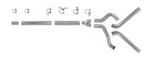Diamond Eye KIT 4in Catback DUAL SS: 94-97 FORD 7.3L F250/F350 PWRSTROKE