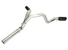 aFe MachForce XP Exhaust 4inch DP-Back All SS 2011-14 GM Diesel Trucks V8-6.6L LML Black Tips