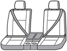 Covercraft Endura Waterproof Polyester SeatSaver Custom Third Row Seat Covers