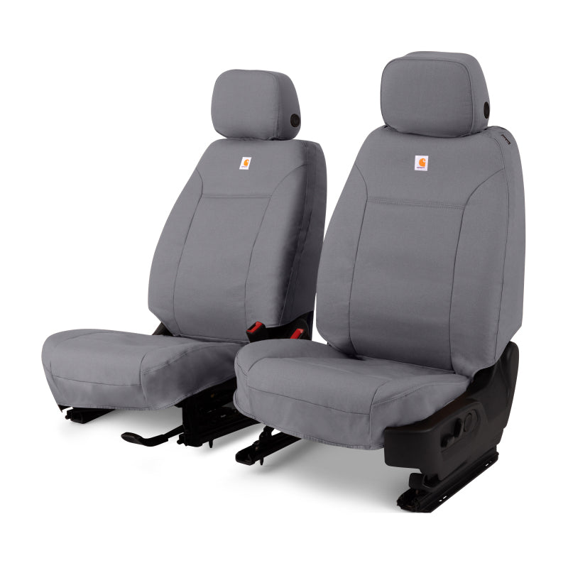 Covercraft 21-24 Ford Bronco Carhartt PrecisionFit Custom Front Row Seat Covers - Gravel
