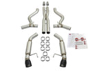 aFe MACHForce XP 3in 304 SS Sport Tone Cat-Back w/ Black Tips 15-17 Ford Mustang V6-3.7L/V8-5.0L