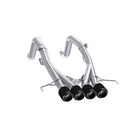 MBRP 14-19 Chevrolet Corvette 6.2L 3in Axle-Back Muffler Bypass Quad Exit Carbon Fiber Tips