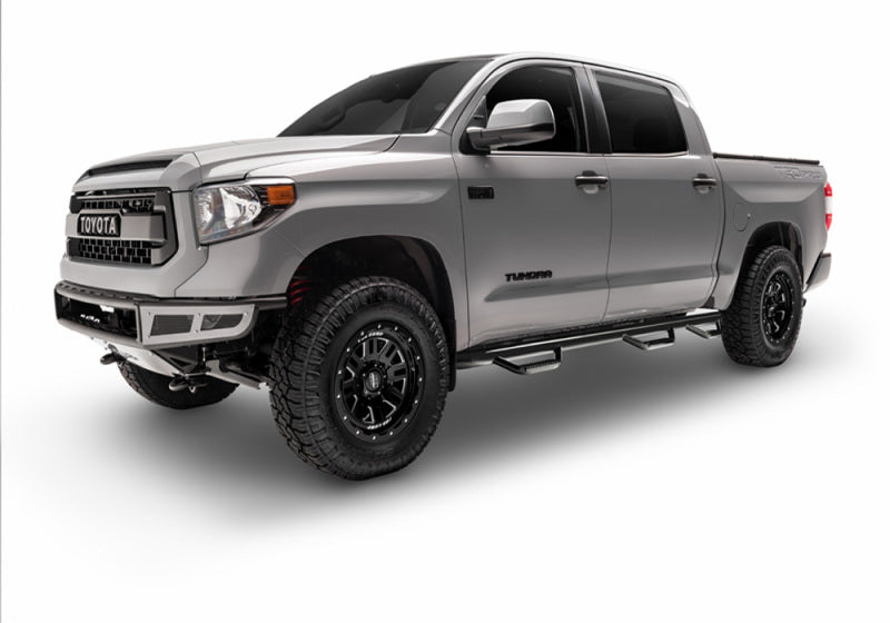 N-Fab Nerf Step 07-13 Chevy-GMC 2500/3500 Ext. Cab 8ft Bed - Gloss Black - Bed Access - 3in
