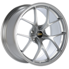 BBS RI-D 20x9.5 5x112 ET10 82mm Diamond Silver Wheel PFS/Clip Required