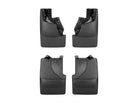 WeatherTech 22-24 Ford Bronco Raptor (No Sport) No Drill Front & Rear MudFlaps - Black