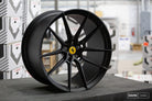 Vossen x Novitec NF9 22x11.5in - 5x114.3 BP - ET29 - Satin Black Ferrari 296 Rear Wheel