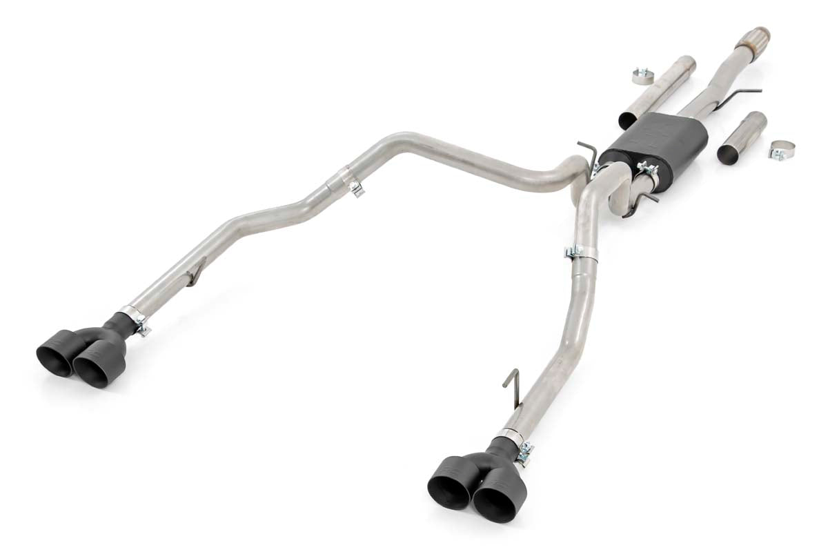 Rough Country  Performance Cat-Back Exhaust | 6.2L | 5'8" & 6'6" Bed | Chevy/GMC Sierra/Silverado 1500 (19-26)