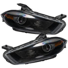 Oracle 13-14 Dodge Dart (HID Style) SMD HL - Black - ColorSHIFT w/ 2.0 Controller
