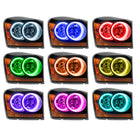 Oracle 04-06 Dodge Durango SMD HL - Black - ColorSHIFT w/ 2.0 Controller
