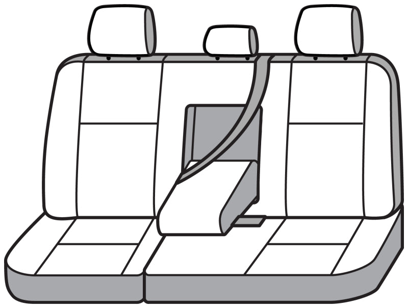 Covercraft 17-24 Honda Ridgeline Waterproof Polyester SeatSaver Custom Second Row Seat Covers - Grey