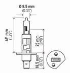 Hella Bulb H1 12V 55W P145S T25 (2)