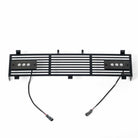 Putco 11-16 Ford SuperDuty - SS Black Bar Design w/ Qty 2 - 6in Light bars Bumper Grille Inserts