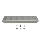 Westin 11in Step Plate w/screws (Set of 2)- Stainless Steel