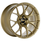 BBS RE-V7 19x10.5 5x112 ET33 PFS Gloss Gold Wheel - 82mm PFS/Clip Required