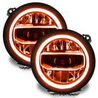 Oracle Jeep Wrangler JL/JT RGB+W Headlight DRL Kit - ColorSHIFT w/ Simple Controller