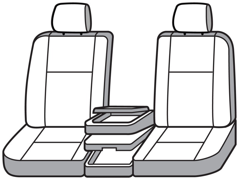 Covercraft 17-19 Chevrolet Silverado/GMC Waterproof Polyester SeatSaverFront Row Seat Covers - Taupe
