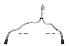 Corsa 2021-2025 Ford F-150 SuperCab/6.5in Bed 3.5L V6 Sport Cat-Back Dual Rear Exit-Black PVD