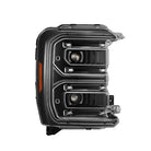 AlphaRex 23-26 Ford F-250 SD LUXX LED Proj Headlights Alpha Blk w/Activ Light/Seq Signal/Switchback