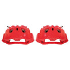 Power Stop 11-19 Chevrolet Silverado 2500 HD Front Red Calipers w/Brackets - Pair