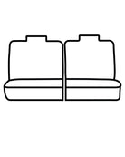 Covercraft 20-23 Ford Explorer Polycotton SeatSaver Custom Second Row Seat Covers - Charcoal