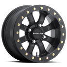 Raceline A71B Mamba 14x8in / 4x137 BP / 0mm Offset / 110.18mm Bore - Satin Black Beadlock Wheel