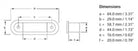 Hella Step Lamp 1X2 Wwht Md12/24 Ss Rim 2Xt