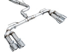 AWE Tuning 22-24 Audi 8Y S3 Track Edition Exhaust - Chrome Silver Tips