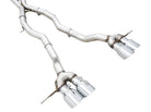 AWE Tuning Track Edition Cat-Back Exhaust for BMW G8X M3/M4 - Chrome Silver Tips