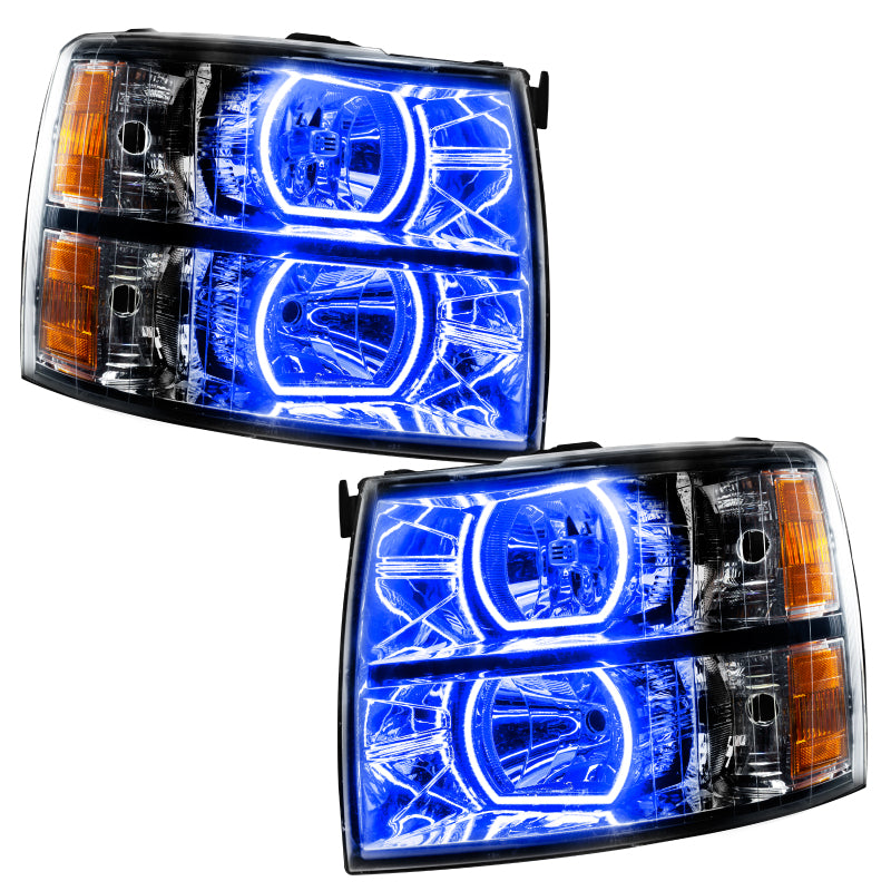Oracle 07-13 Chevrolet Silverado SMD HL - Black - Square Style - w/o Controller