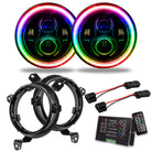 Oracle Jeep Wrangler JL/Gladiator JT 7in. High Powered LED Headlights (Pair) - 2