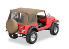 Bestop 76-86 Jeep Cj7 / 87-95 Wrangler YJ Supertop Classic (Spice Clear Windows)