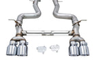AWE Tuning BMW F8X M3/M4 Track Edition Cat-Back Exhaust - Chrome Silver Tips