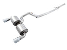 AWE Tuning Ford Focus RS Touring Edition Cat-Back Exhaust- Non-Resonated - Chrome Silver Tips