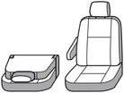 Covercraft Endura Waterproof Polyester SeatSaver Custom Front Row Seat Covers