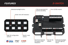 Diode Dynamics Universal D-Switch Hub Mounting Kit