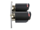 aFe Power Mach Force Xp 4in 304 SS Bolt-On Exhaust Tips Carbon Fiber 14-19 Porsche 911 GT3 3.8L/4.0L