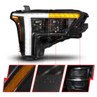 ANZO 22-24 Toyota Tundra (w/Factory LED Refl.) Z-Series Full LED Proj Headlights - Pass. Side ONLY