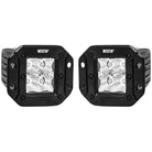 Westin FM4Q 3W Osram w/mounting hardware and pigtail connectors (set of 2) - Black