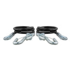 RockJock Curt Towing Safety Cable Kit 44 1/2in Long w/ 2 Snap Hooks 5000lbs 2-Pack