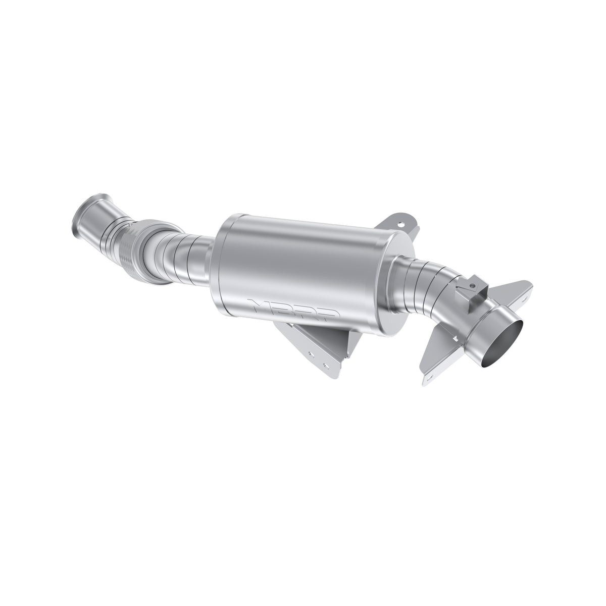 MBRP 24-Present Can-Am Maverick R, Performance Series 3-Inch Turbo Back Single Slip-on Quiet,