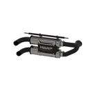 MBRP Stacked Dual Slip On Exhaust Pipe Performance Series For 11-14 Polaris RZR 900 All Models