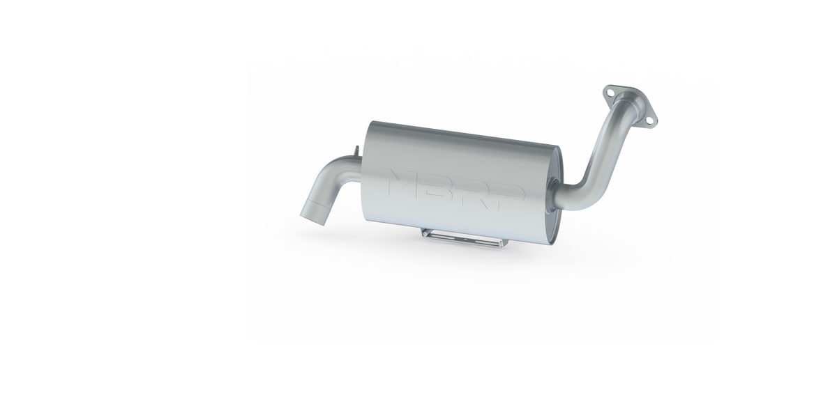 MBRP Oval Slip-On Sport Series For 16-Up Polaris RZR S 1000 General 1000